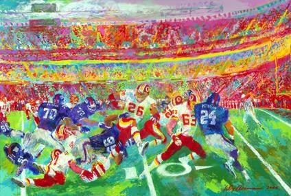 Leroy Neiman Washington Redskins in Fedexfield
